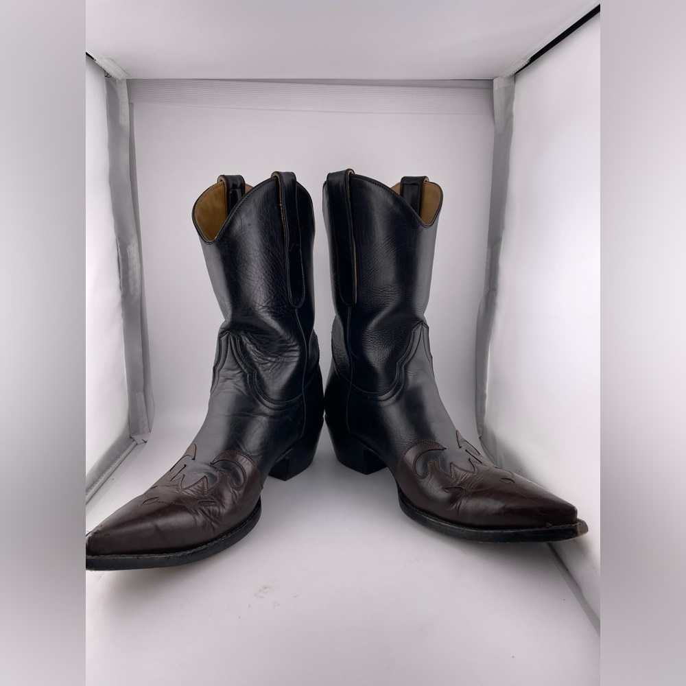 Ladies Old Gringo Diego Brown Two Toned Leather Western Boots 7 B - Picture 2 of 10